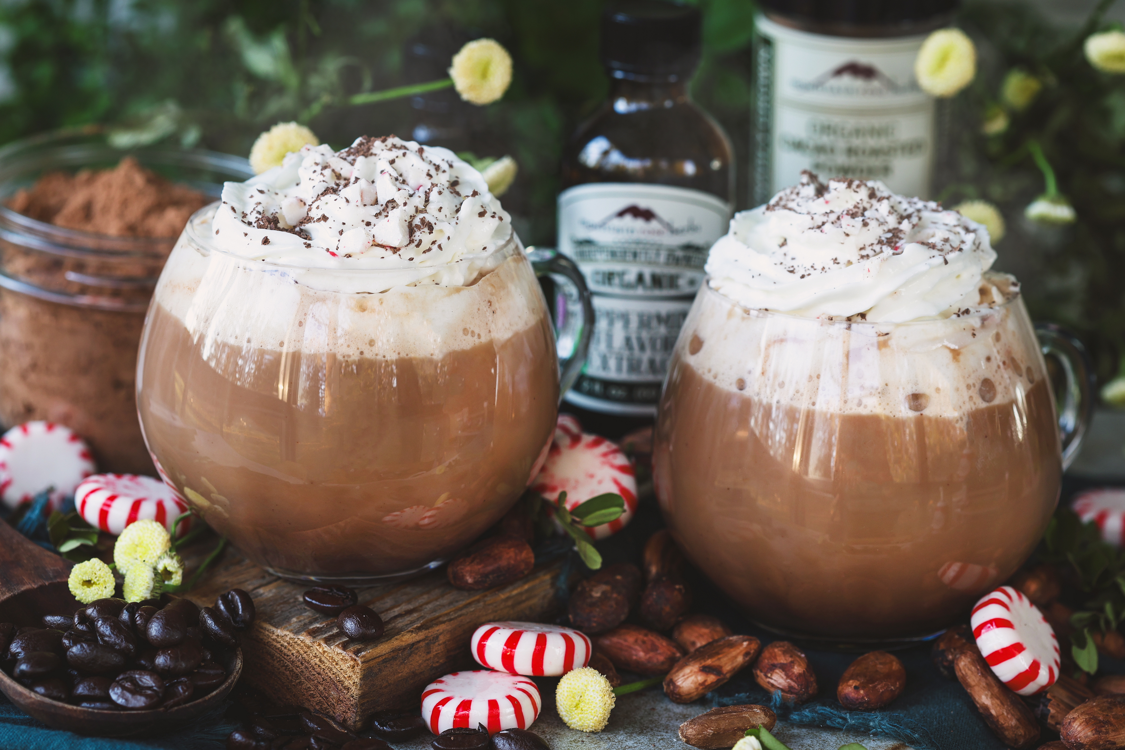 Peppermint Mocha with Organic Peppermint Extract